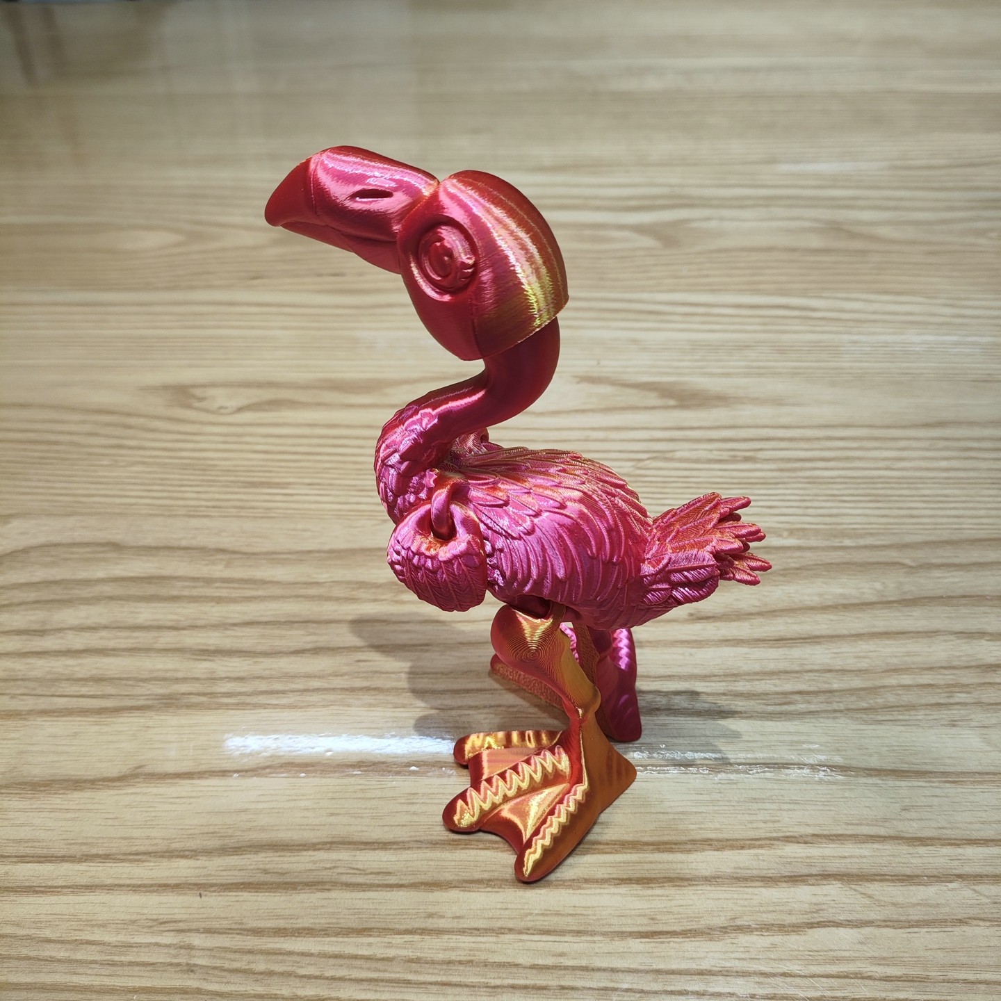 仿真火烈鸟装饰摆件关节可活动儿童玩具手办3d打印立体模型小孩礼,淘宝优惠券,粉丝福利购,淘宝优惠卷