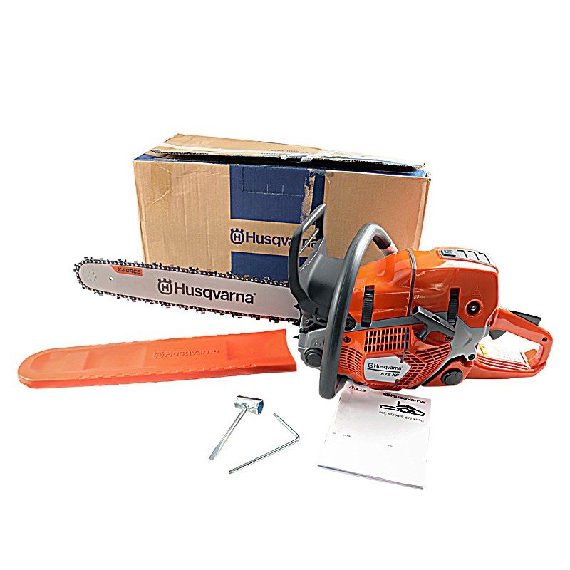 Husqvarna富世华572XP油锯大功率手持伐木锯砍树切割锯机动油链锯,淘宝优惠券,粉丝福利购,淘宝优惠卷