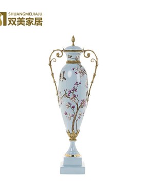 中式奢华摆件家饰软装搭配套装法式饰品北欧风餐边柜装饰品摆件