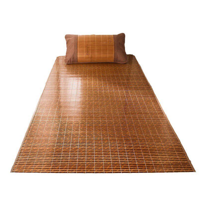 宿舍上下铺竹席双面竹席冰丝席草席-学生款 寝室开学床品夏季凉席 - 图3