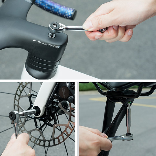 LITERIDE micro-riding ratchet socket wrench