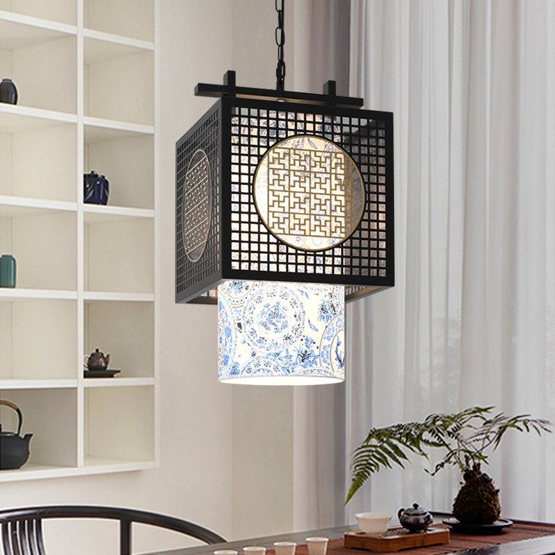 现代新铁艺吊灯饭店大厅过道玄关灯具中古风民宿酒店灯饰,淘宝优惠券,粉丝福利购,淘宝优惠卷