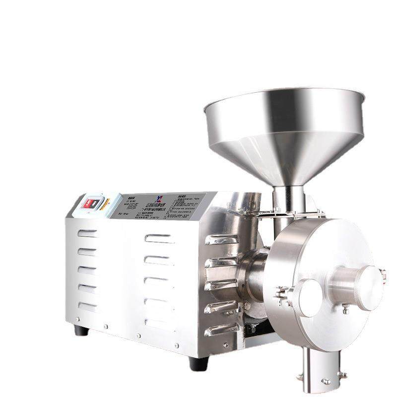 五谷杂粮磨粉机商用粉碎机不锈钢超细研磨机中药材打粉机工厂,淘宝优惠券,粉丝福利购,淘宝优惠卷