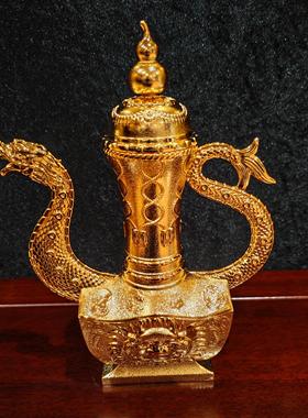 李居明2025蛇年九宫吉祥物中宫位葫芦天医药壶二黑位摆件家居摆设