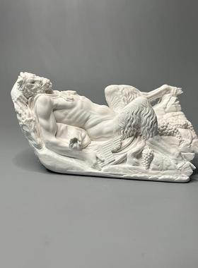 潘神古希腊神话雕塑复古罗马石膏像家居摆件生日礼物夜市摆摊礼品