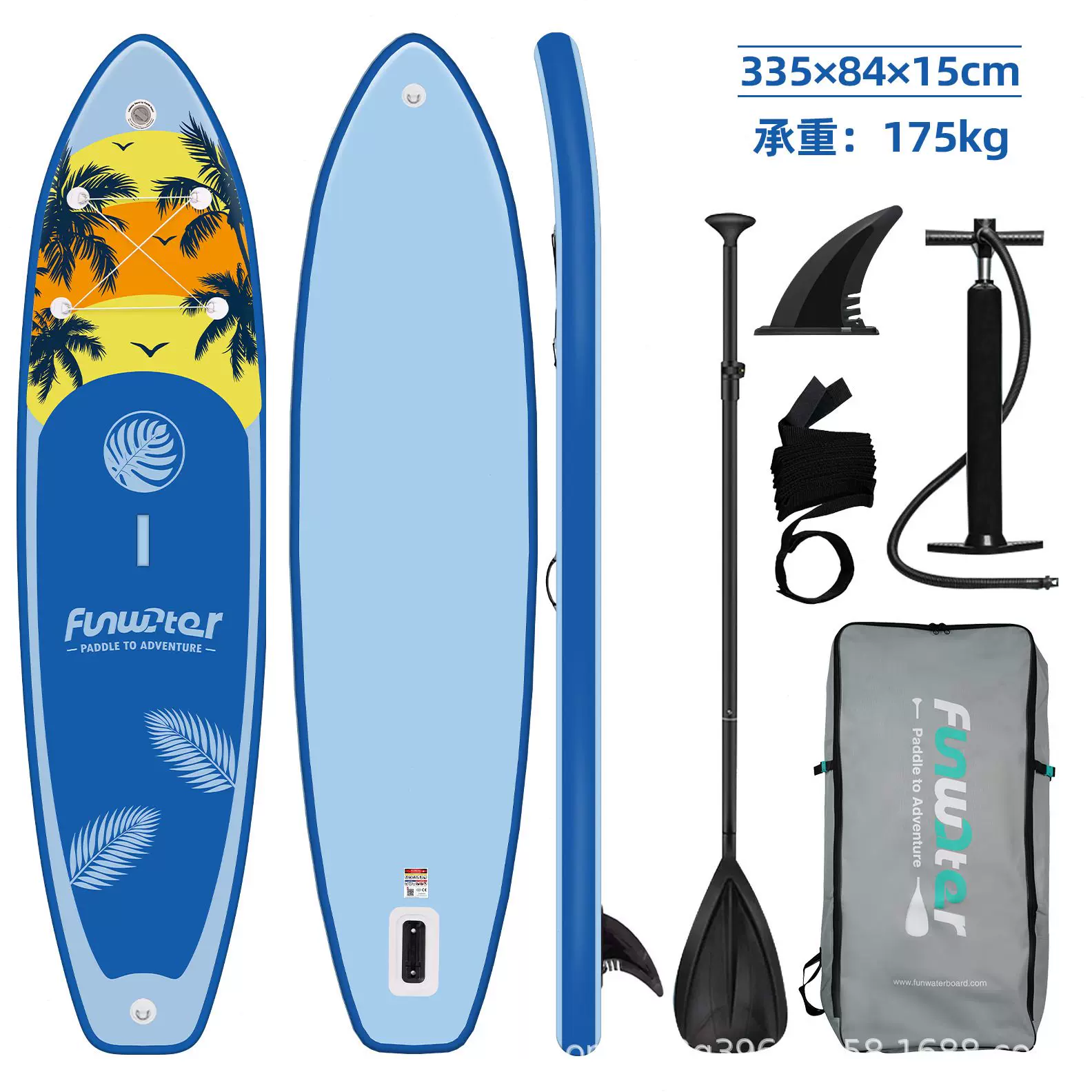 Select funwater paddle board surfboard double-layer marine floating board standing sup slurry board Shuizhile source engineering
