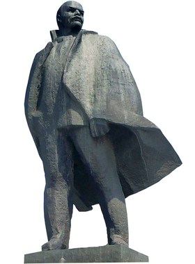 户外大型广场历史名人雕塑玻璃钢仿铜列宁人像公园校园景观摆件品