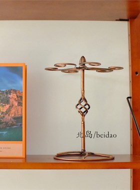 红酒杯架倒挂家用装饰摆件高脚杯工艺品酒柜家居摆件