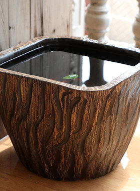 景德镇粗陶瓷大鱼缸睡莲盆荷花大缸碗莲盆缸乌龟水缸金鱼流水摆件