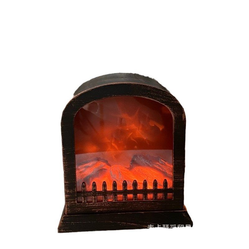 新款仿真火焰灯壁炉氛围灯小夜灯家用卧室台灯火炉桌面新年装饰灯,淘宝优惠券,粉丝福利购,淘宝优惠卷