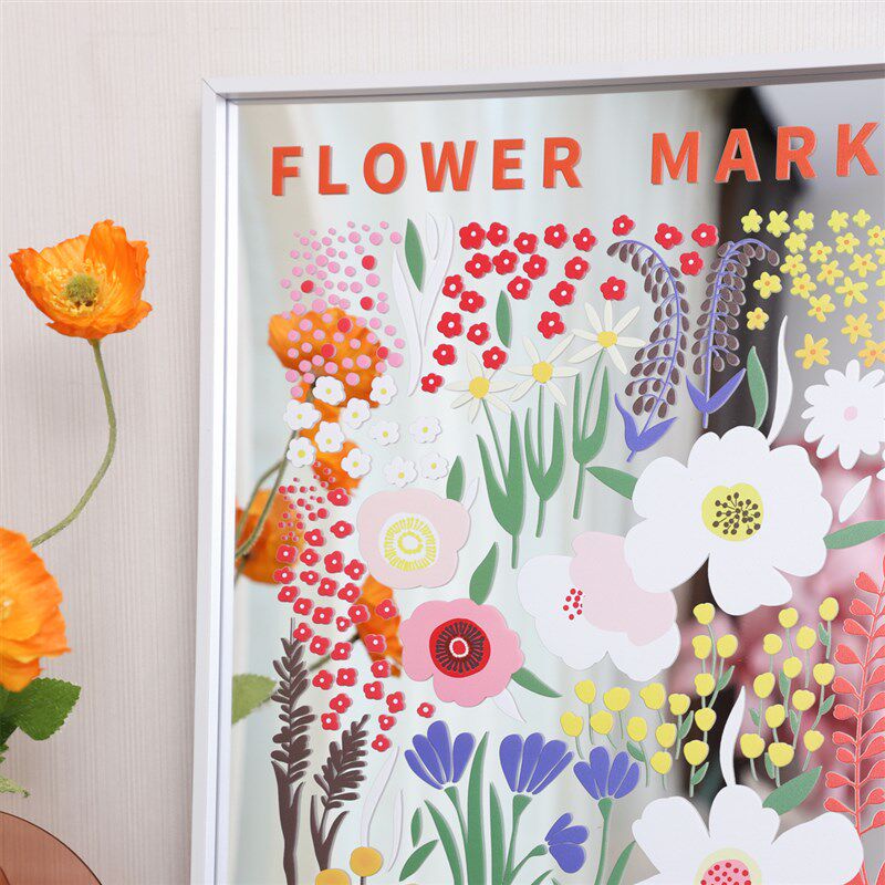 现代艺术in风朵浪漫抽象镜面画氛围感玄关挂画客厅卧室装饰画,淘宝优惠券,粉丝福利购,淘宝优惠卷