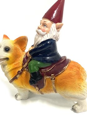 摆件小矮人侏儒园艺摆饰圣诞老人装饰品亚马逊花园树脂工艺品