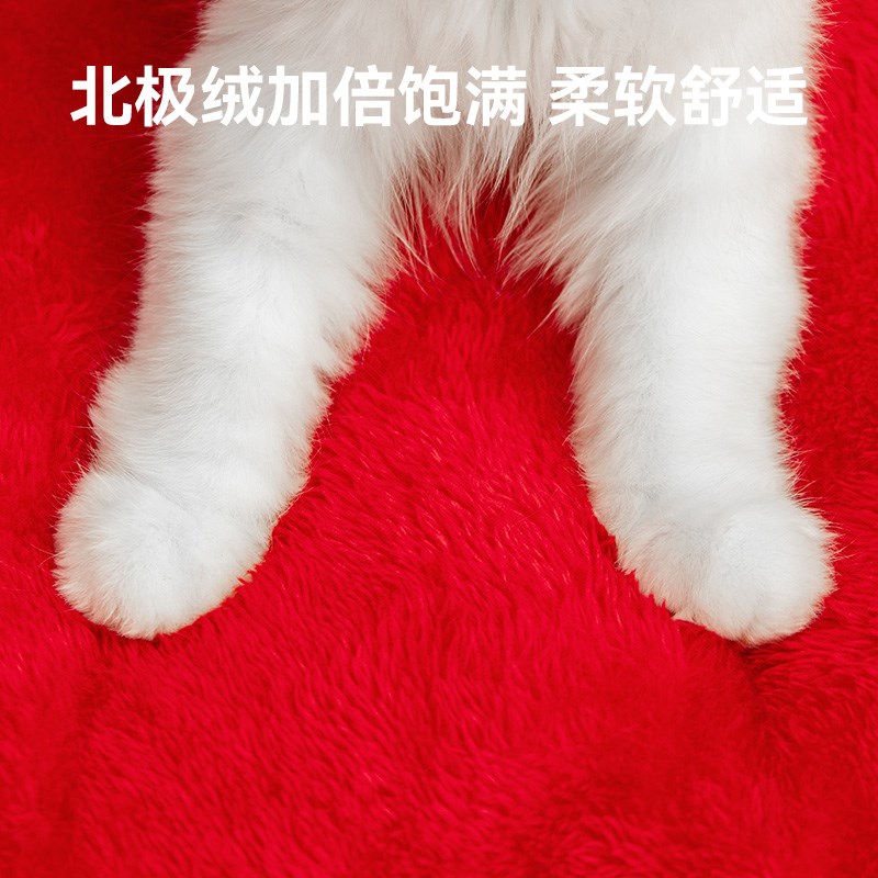 猫窝四季通用封闭式可拆洗帐篷网红安全感狗房屋冬天保暖宠物用品 - 图2