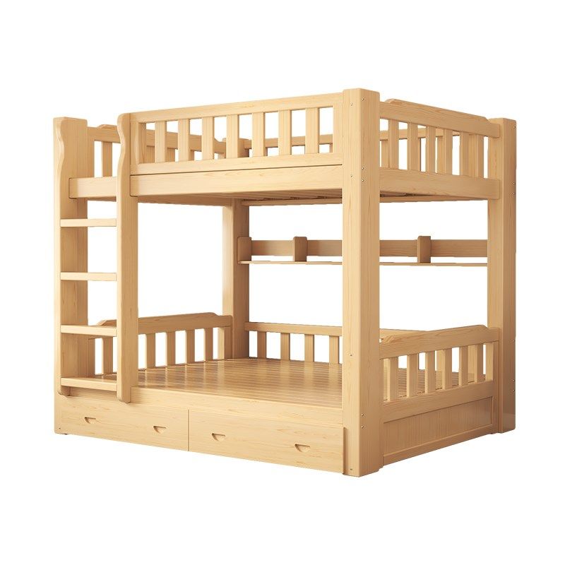 全实木高低床实木子母床小户型层床加粗加厚儿童上下铺床定制,淘宝优惠券,粉丝福利购,淘宝优惠卷