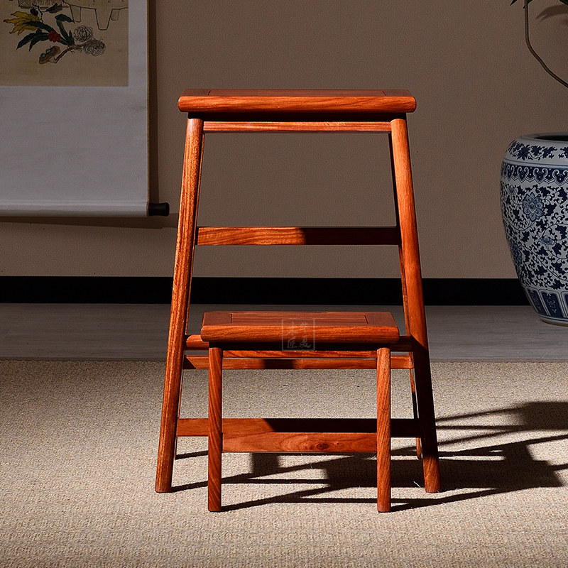 缅甸梨木踏脚凳层阶梯凳红木垫脚小楼梯高低凳儿童台阶椅,淘宝优惠券,粉丝福利购,淘宝优惠卷