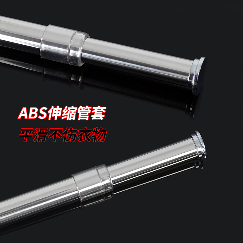 加厚落地单杆晾衣架 不锈钢晒衣架 室内挂衣架阳台双杆凉衣架晒被 - 图1