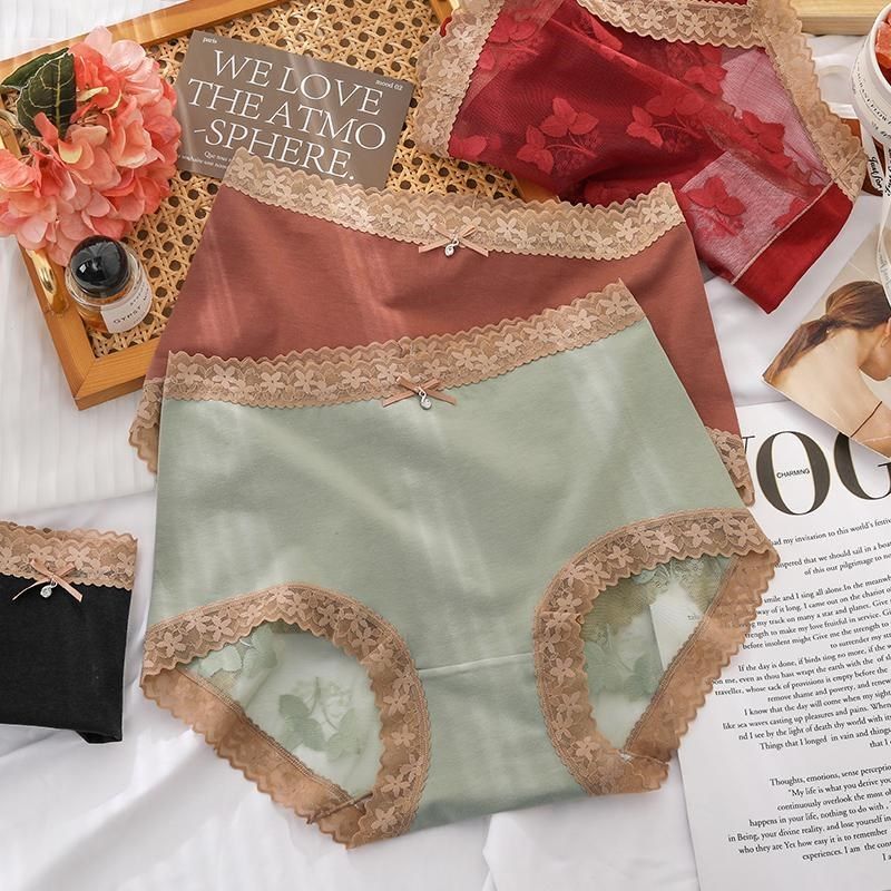 本命年红色内裤女士大码无痕收腹提臀2024新款抗菌纯棉裆三角短裤,淘宝优惠券,粉丝福利购,淘宝优惠卷