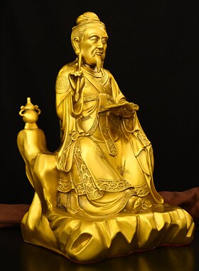 铜药王孙思邈铜像家居摆件五大名医医圣孙思邈工艺品摆设纯
