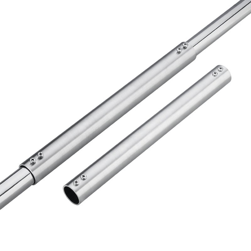 304不锈钢拼接3-6米长圆管阳台晾衣杆衣柜衣橱挂衣杆内外连接配件,淘宝优惠券,粉丝福利购,淘宝优惠卷