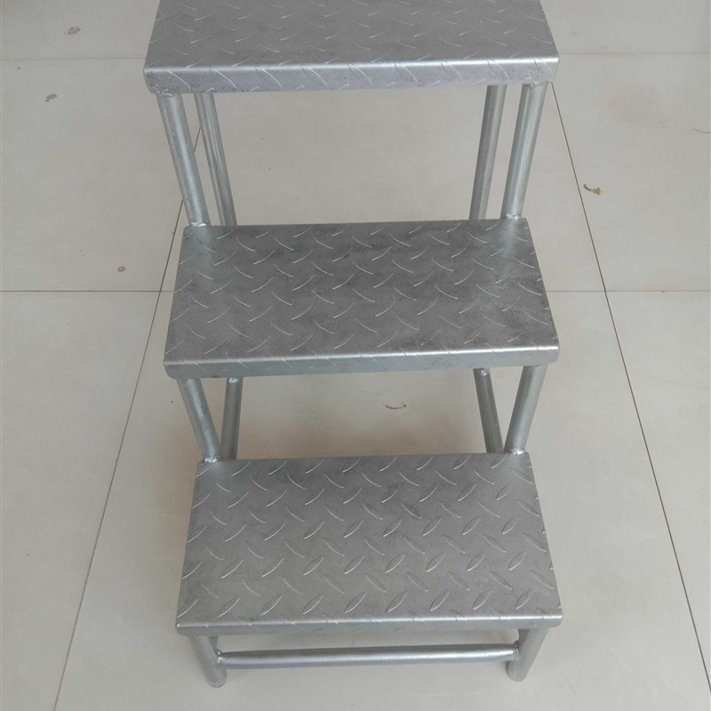 台阶塔台平台踏步梯两三步梯楼梯登高铁凳子结实工业家用铁制品质 - 图2