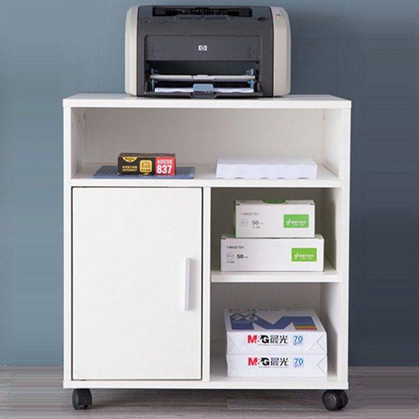 木质储物矮柜办公打印机柜底座桌边收纳文件柜可移动,淘宝优惠券,粉丝福利购,淘宝优惠卷