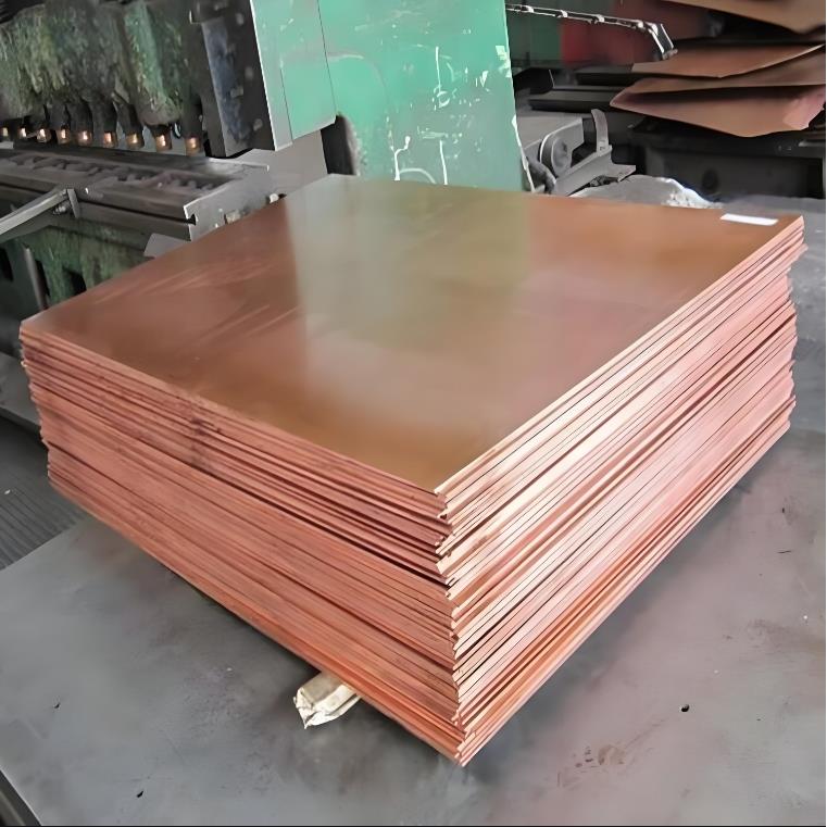 T2紫铜片C1100红铜板定制0.5/0.8/1.0/2.0/3.0铜片定做散热铜片 - 图1