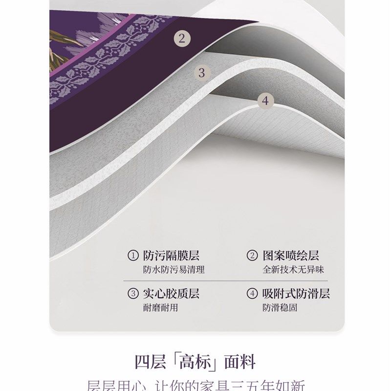 餐边柜桌垫鞋柜电视柜台面保护垫子盖布中式餐桌高级防脏皮革桌布,淘宝优惠券,粉丝福利购,淘宝优惠卷