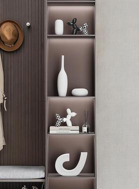 意式极简家居客厅餐边柜酒柜摆件现代轻奢高级感软装饰品小众摆设