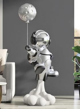 创意太空人客厅落地摆件宇航员音响装饰电视柜旁家居饰品乔迁礼品
