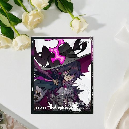 凹凸世界万圣节周边透卡金格瑞嘉德罗斯安迷修赞德雷狮透卡挂件 - 图3