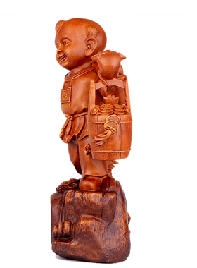 景裕泰 送财童子摆件 礼品婚庆结婚送礼乔迁礼品书房客厅吉祥礼品