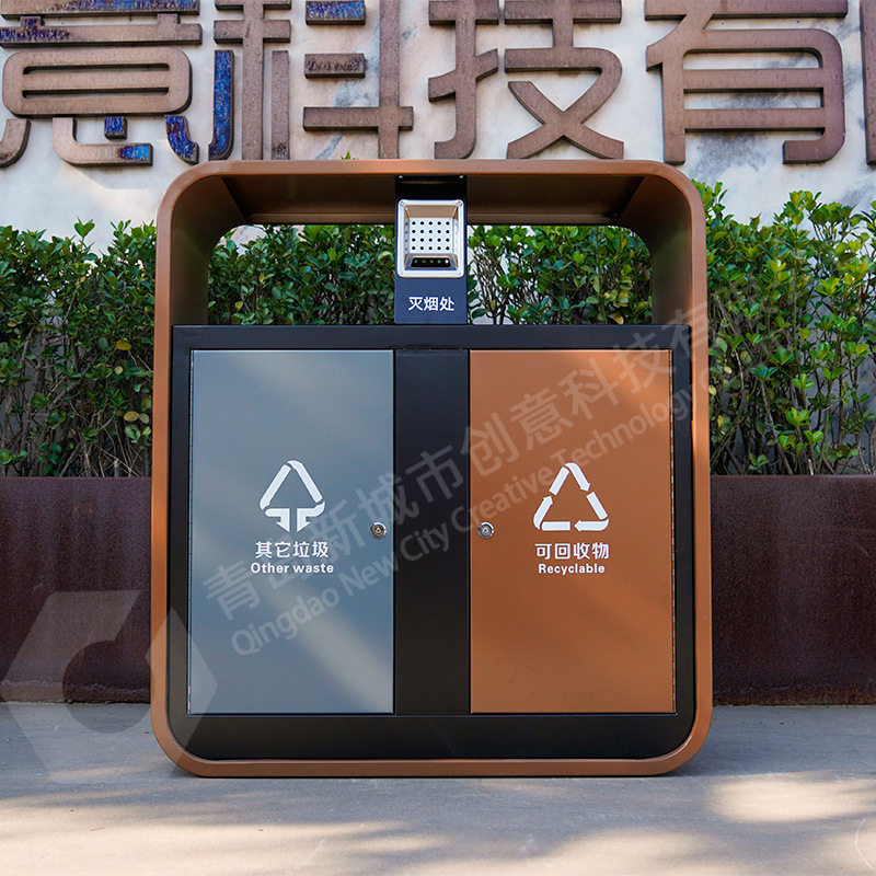 户外垃圾桶铁艺果皮箱售楼处商场公园小区多大容量分类垃圾箱,淘宝优惠券,粉丝福利购,淘宝优惠卷