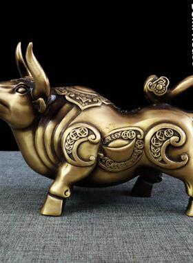 采购产品铜牛饰品，纯铜牛，太古训，家居用品，装饰办公工艺品，