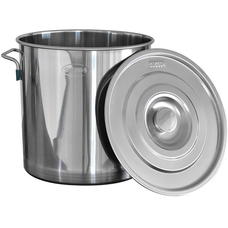 304不锈钢桶圆桶带盖大汤锅油桶卤桶加厚水桶酒店定制80大圆桶70,淘宝优惠券,粉丝福利购,淘宝优惠卷