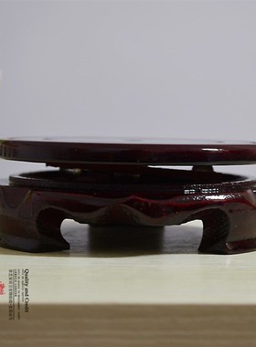 10元/木质刷漆底座/陶瓷花瓶配套产品/家庭装饰品/工艺摆设品