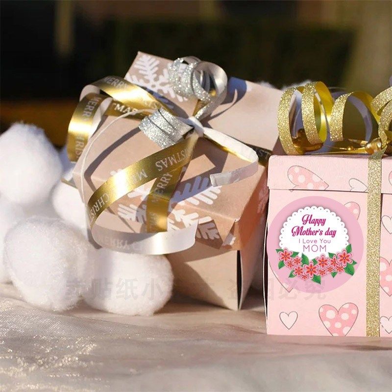 500张/卷母亲节日装饰贴纸不干胶自粘礼品贺卡密封贴包装袋标签,淘宝优惠券,粉丝福利购,淘宝优惠卷