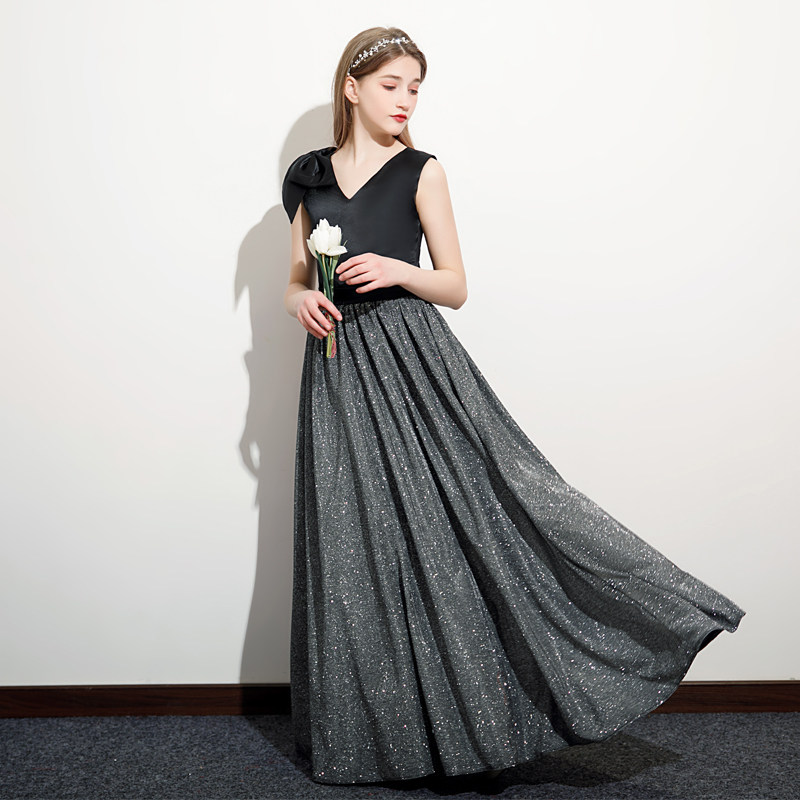 女大童小提琴演奏音乐会主持人指挥演出晚礼服高端儿童走秀公主裙,淘宝优惠券,粉丝福利购,淘宝优惠卷