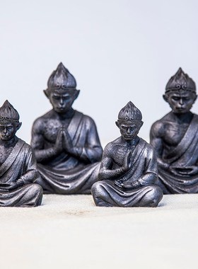 齐天大圣孙悟空摆件斗战胜佛生肖猴子禅意桌面中式茶台茶桌宠中式