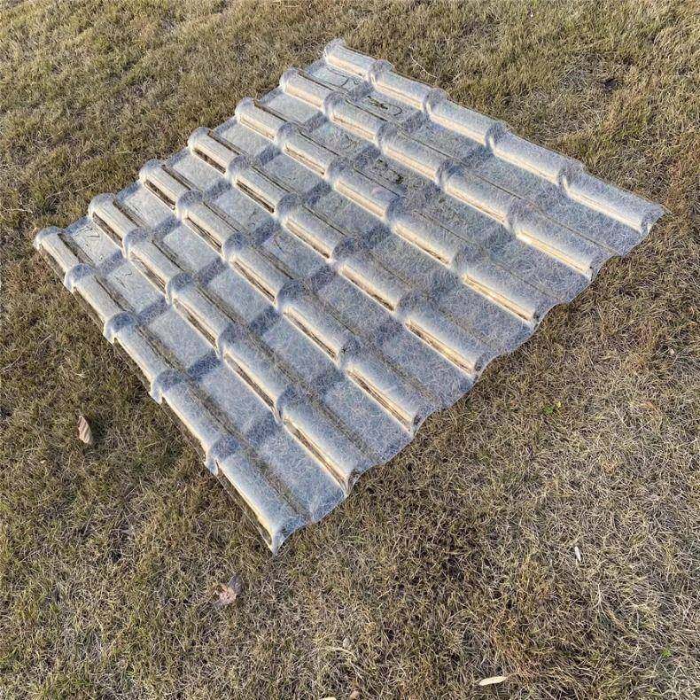 PC采光瓦透明瓦玻璃钢瓦彩钢瓦阳光板加厚雨棚瓦片屋顶塑料树脂瓦 - 图2