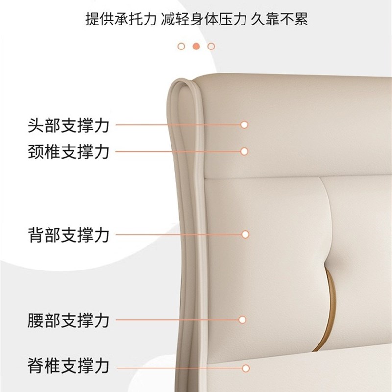 定做专拍床头软包实木科技布靠背双人家用小户型背板床头单买落地 - 图1