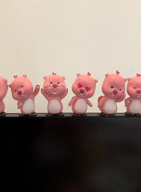 loopy小海狸潮玩手办屏幕摆件6种表情露比显示屏装饰桌面摆件礼物