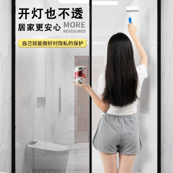 玻璃改色水性油漆卫生间门窗防窥遮光专用磨砂漆自刷翻新涂料喷漆 - 图0