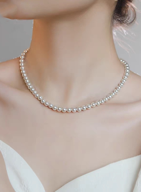 【匡琪琪专享】女王空间 施家珠轻奢大气珍珠项链6mm
