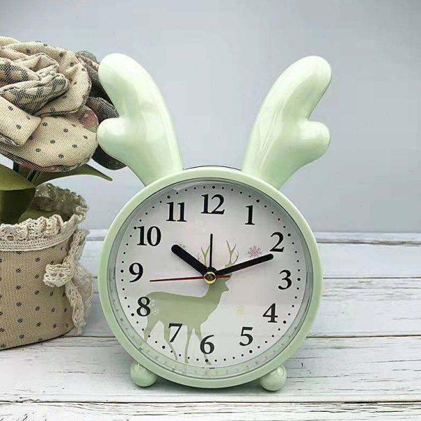 闹钟学生儿童简约时尚静音床头卧室起床钟表可爱卡通座钟书陈陈之,淘宝优惠券,粉丝福利购,淘宝优惠卷