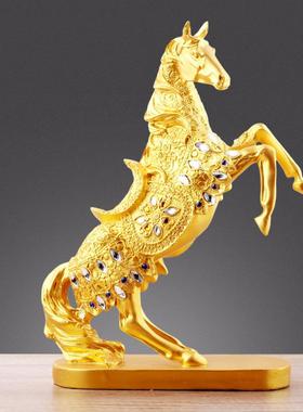 马到成功马工艺品摆件手工艺术品轻奢现代家居客厅酒柜装饰品高档