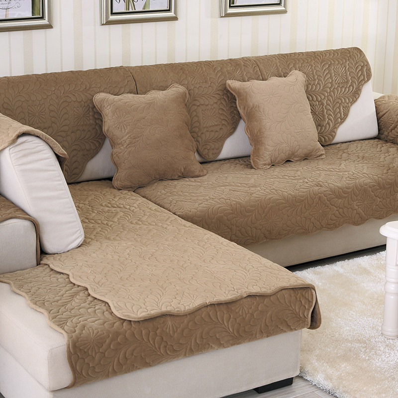 沙发垫冬季布艺时尚坐垫短毛绒欧式四季皮沙发防滑沙发巾罩,淘宝优惠券,粉丝福利购,淘宝优惠卷