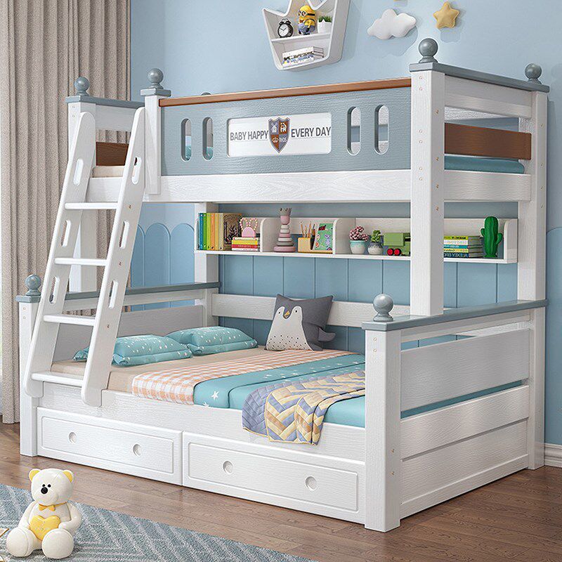 全实木上下层床儿童床小户型橡木上下铺木床两层高低床子母床,淘宝优惠券,粉丝福利购,淘宝优惠卷