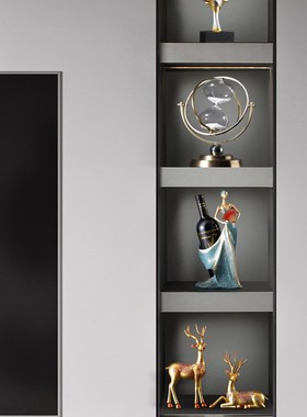 办公室柜子高级创意家居工艺品客厅电视柜轻奢酒柜装饰品