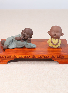 花梨实木底座客厅摆件工艺品香薰花瓶佛像茶具酒坛木质托架可定制