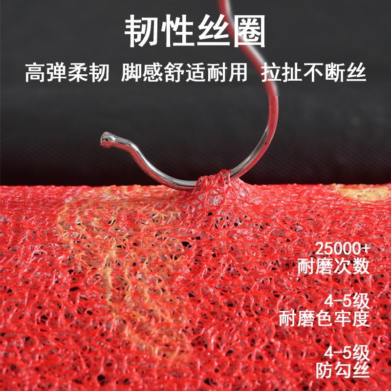 百福丝圈入户门垫乔迁结婚新年家用防滑除尘门前门口半圆红毯,淘宝优惠券,粉丝福利购,淘宝优惠卷